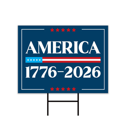 Patriotic 250 Years American Garden Flag, 250th Anniversary Yard Flag,  Liberty National Pride Garden Decor