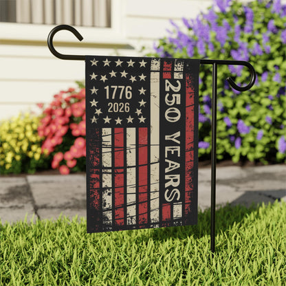 250 Years America Garden Flag, Anniversary USA Patriotic Flag, 1776-2026 Commemorative Flag, Patriotic Outdoor Decor (Copy)